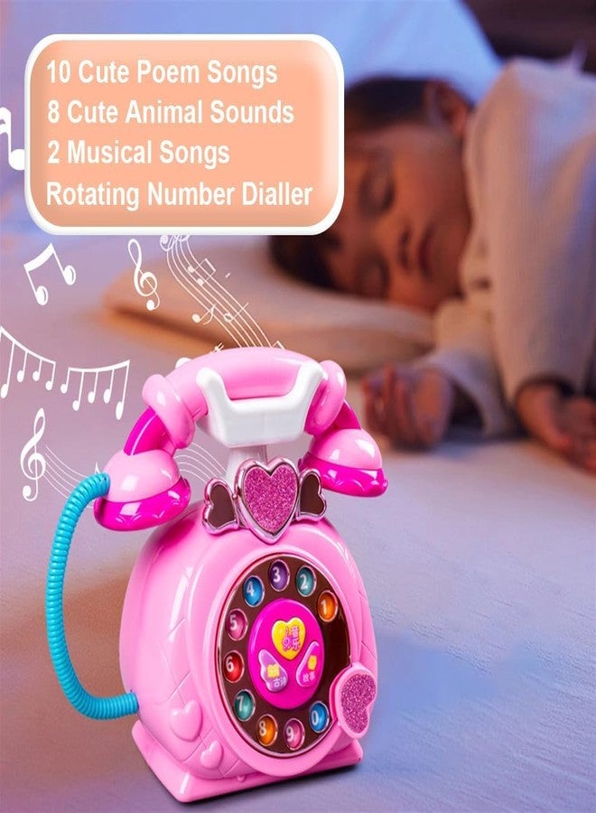 New Pinch Kids Musical Phone Toy, Pink, with Lights and Sounds - Image 5